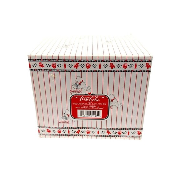 Coca-Cola Polar Bear Cubs Collection Dear Santa Pause Here, Please Vtg 1998 - Picture 7 of 8